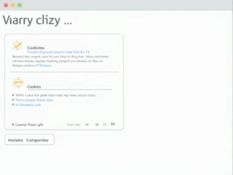 Configuración de privacidad en un navegador web, con opciones para aceptar o rechazar cookies, representado por una pantalla de ordenador y un control deslizante.